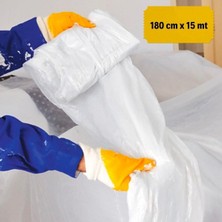 Cngzhn Boya Badana Eşya Koruma Yapışkanlı Örtü 180 cm x 15 mt