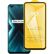 Elektronikçim Ally Oppo Realme 6 Pro 9d Full Glue Tempered Cam Ekran KORUYUCU-(5775)
