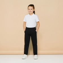 Luminur Ribana Bel Penye Siyah  Bej Okul Pantolonu Kız Erkek