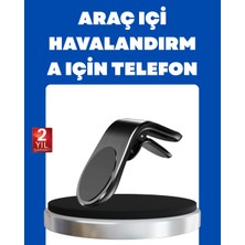 Elektronikçim Kalorifer Izgaralı Manyetik Telefon Tutucu – Sarsıntı Geçirmez