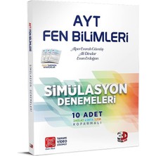3D Yayınları AYT Fen Bilimleri 10'lu Simülasyon Denemeleri Tamamı Video Çözümlü Üniversite Hazırlık