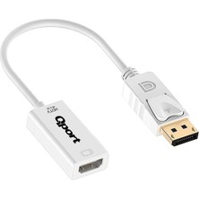 Fantastik Store Qport Q-Dp-Hdb Dısplay Port To HDMI 4K Çevirici
