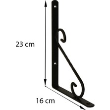 Fantastik Store Ferforje Raf Altı No:3 Siyah