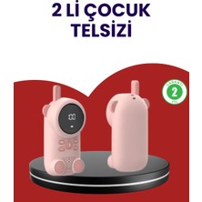 Elektronikçim Uzun Menzilli Bebek Telsizi – Vox Modlu, Renkli LCD Ekranlı