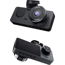 Elektronikçim Yol Kayıt Araç Kamerası Hd Dvr 3 Kameralı 2.0in Ekranlı Ön Iç Arka