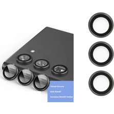 Elektronikçim Samsung Galaxy S23 Plus Kamera Lens Koruyucu - Siyah