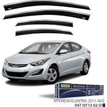 Niken Hyundai Elantra Cam Rüzgarlığı Kromlu 4'lü 2011+ Sonrası