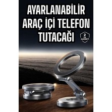 Elektronikçim Araç Içi Telefon Tutacağı Manyetik Tasarım Ayarlanabilir
