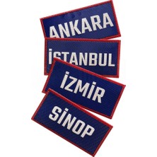 Çukurova Ütü Cte Görev Yeri Arması Tpu Peç Patch , Cırtlı, 7 cm x 3,5 cm Standart Ölçü,