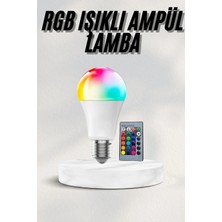 Elektronikçim Akıllı Rgb LED Ampul LED Uzaktan Kumandalı Renk Değiştiren Ampul