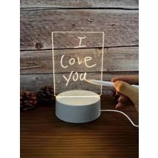 Onigonline LED Çizim Tableti Gece Lambası Not Panosu