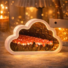 Star Cast El Yapımı Büyük Boy Bulut Gece Lambası