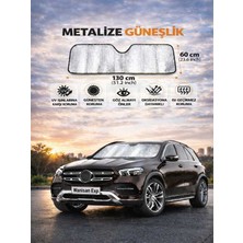 Ankaflex Otomobil Ön Cam Güneşliği Siperlik Aracı Serin Tutar Katlanır Metalize