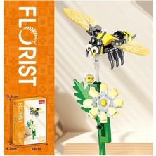 Oyunsal Yonca Arısı 107 Parça Yapı Blok Seti - Çiçek Tasarımı - Eğitici ve Dekoratif Yapım Oyuncağı