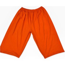  oversize pamuk penye kapri şort – büyük beden