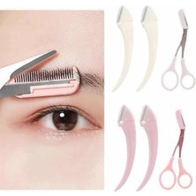 Buğlem Event Profesyonel Taraklı Kaş Usturası ve Kaş Makası Bıyık Alma Kaş Usturası - LG002W-7LCLE6