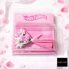 Star Cast Love Flowers Mini Çiçek Buketi – Özel Gün Hediyesi - Pembe Çiçek Buketi