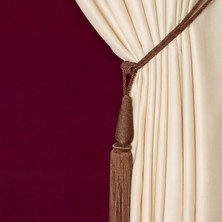 Mefaks Tekstil Damla Model Kordon Sarım Braçol Kahverengi