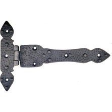 Elektronikçim Antika Tarz Dekoratif Pirinç Kuyruklu Düğmeli Menteşe No3 - 155X240 Mm, Oksit