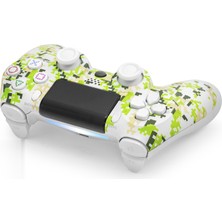 Elektronikçim Gamepad Ps4 Uyumlu - Yeşil Beyaz ND400AR