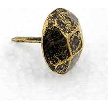 Elektronikçim Febko - Eskitme Antik Beşgen Kabara / Raptiye 18 mm 10 Adet