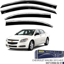 Niken Chevrolet Malibu Kromlu Cam Rüzgarlığı 4'lü 2012+ Sonrası Uyumlu