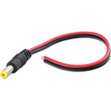 Elektronikçim Power Jak Kablo 5.5*1.7 26CM Kırmızı-Siyah HDX5505