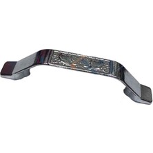 Elektronikçim Dekoratif Zamak Kulp Içten - 64MM, Nikel, 1 Adet