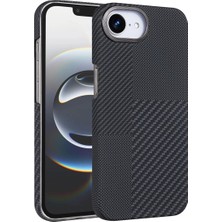 Newface Apple iPhone 16E Vega Magsafe Kapak - Siyah