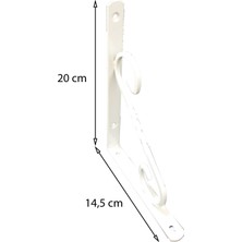 Fantastik Store Ferforje Raf Altı No:2 Beyaz