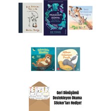 Can Yayınları Çocuk Köstebek Tilki ve At (Ciltli) + 5 Kitap Seti + Okuma Sticker'ları Hediye