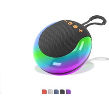 Elektronikçim Mini Bluetooth Hoparlör Fm Rgb 12 x 6 x 12.3 cm BS26