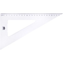 Kitabevimden Hatas Öğrenci Gönyesi 60 Derece Plastik 26 Cm(20 Adet) 0770