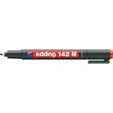 Kitabevimden Edding Asetat Kalemi Permanent M Seri 1 mm Kırmızı 142 M (10 Lu Paket)