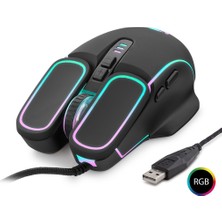 Elektronikçim Bomber Mouse 6400 Dpi Rgb - Si̇yah G350