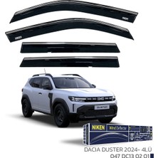 Niken Dacia Duster Cam Rüzgarlığı Kromlu 2024- Sonrası 4'lü