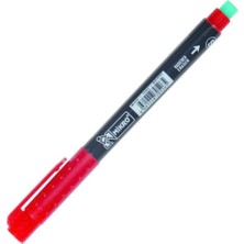 Kitabevimden Mikro CD Kalemi Permanent S Seri Kırmızı MK-419 (12LI)