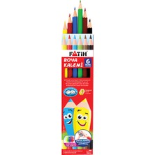 Kitabevimden Fatih Kuru Boya Karton Kutu Tam Boy 6 Renk 33106-24-LI-PKT