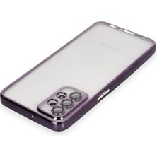 Ieg™  Samsung Galaxy A23 4g Kılıf Razer Lensli Silikon - Mor