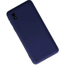 Ieg™  Samsung Galaxy A01 Core Kılıf Nano Içi Kadife Silikon - Lacivert