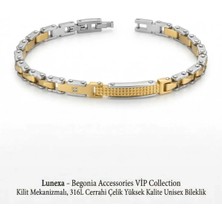 Begonia Accessories 316L Cerrahi Çelik Vip Collection Yüksek Kalite Paslanmaz Kararmaz Alerji Yapmaz Unisex Bileklik