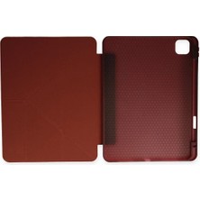 Ieg™  Xiaomi Redmi Pad Se Kılıf Kalemlikli Mars Tablet Kılıfı - Mürdüm