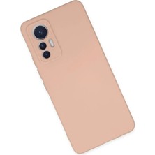 Ieg™  Xiaomi Mi 12 Lite Kılıf Nano Içi Kadife Silikon - Pudra