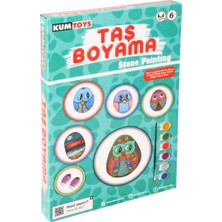 Pileli Store 5307 Kumtoys Taş Boyama - Stone Painting / +6 Yaş