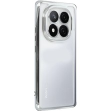 Ieg™  Xiaomi Redmi Note 14 Pro Plus Kılıf Razer Lensli Silikon - Gümüş