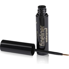 Pierre Cardin Fineliner Suya Dayanıklı Siyah Likit Eyeliner 4 ml Keskin Hatlar için Kolay Uygulama
