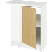 IKEA Meşe Pratik Mutfak Dolabı 100X91 cm