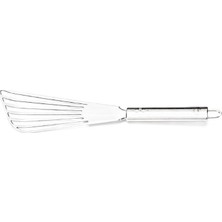 Elektronikçim Inoks Eğri Krep Spatulası Krep Omlet Çevirici