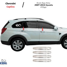 Ebal Oto Chevrolet Captiva Krom Kapı Kolu 4 Parça 2007-2014 Uyumlu P. Çelik