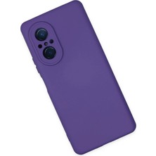 Ieg™  Huawei Nova 9 Se Kılıf Nano Içi Kadife Silikon - Mor